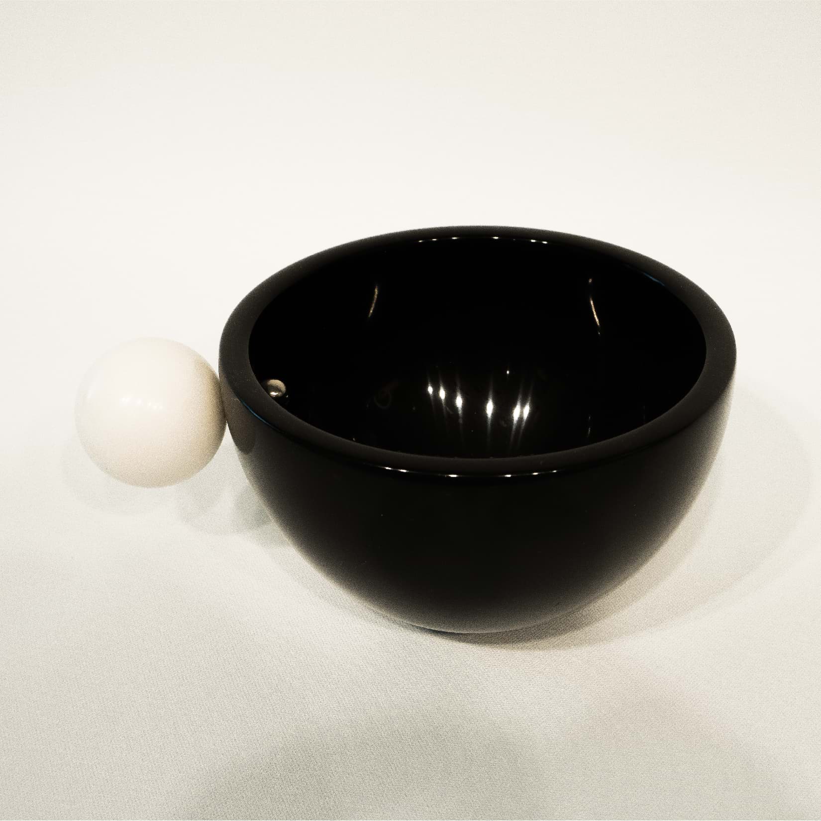 Beyaz Saplı Mermer Vazo resmi